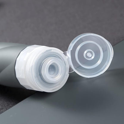 Gemice Travel Bottles for Toiletries, 3oz Tsa Approved Travel Size Containers BPA Free Leak Proof Travel Tubes Refillable Liquid Travel Accessories with Clear Toiletry Bag (4 Pack)