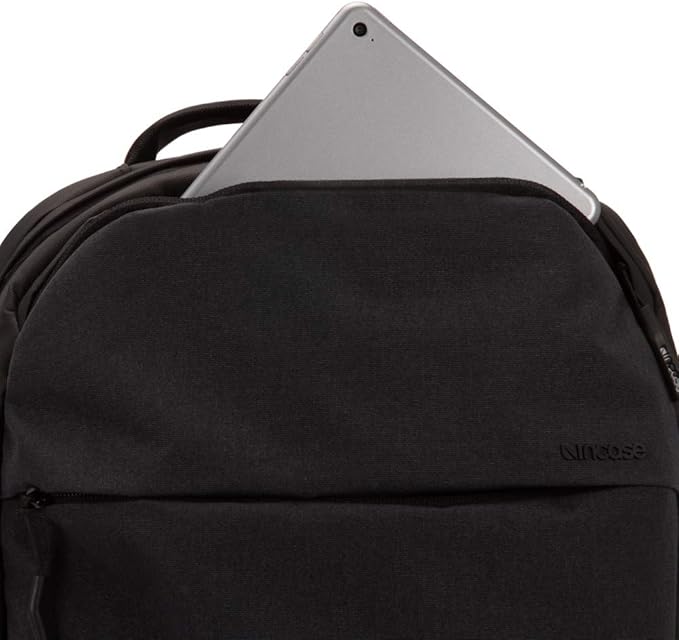 Incase Compact City Backpack – 18L Everyday Travel Tech Backpack and Laptop Bag for Work or School – Three Pockets, 16” Padded Laptop Sleeve, Quick Access Pocket – Black