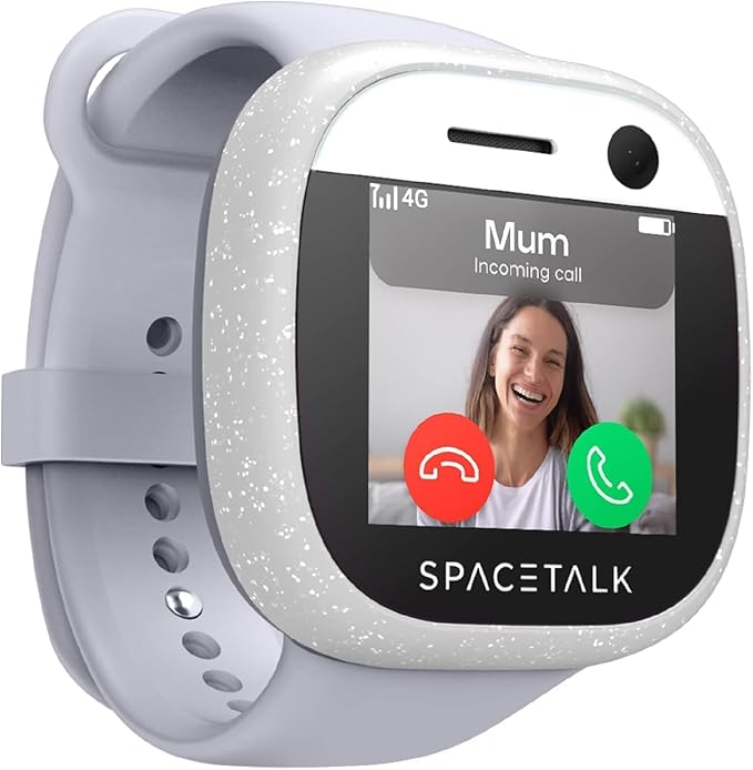 SPACETALK Adventurer 4G Smart Watch - Freedom & Safety at All Ages with Pre-Installed SIM, 4G GPS Tracker, Video Calling, 5MP Camera, Safe Contacts, SMS Text & Chat, School Mode, Emergency SOS, Cloud