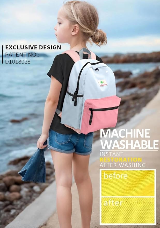 Preschool Toddler Backpack For Boys Girls, School Mini & Travel, Small Kids Child Backpacks, Kindergarten Elementary bag, 11.6" H