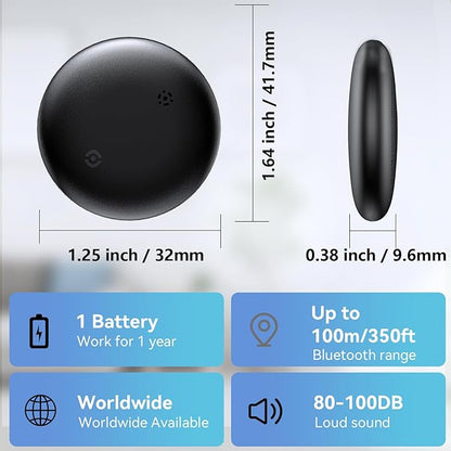Bluetooth Smart Tags for Android,Air Tracker Tags-4 Pack Android,Keys Finder,Item Locator Works with Google Find Hub App(Android only),Android Tracker Tag for Keys,Luggages