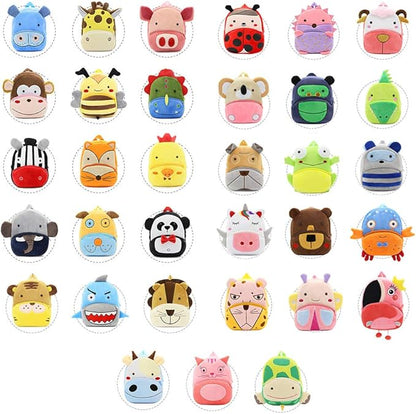 Zoo Toddler Kids Backpacks Cute Plush Little Girls Boys Animal Backpacks(Bee)