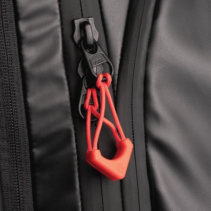 WANDRD Worryless™ Locking Zipper Pullers - Secure Your Travel Essentials - Zipper Locks for Travel Gear (Arches Red)