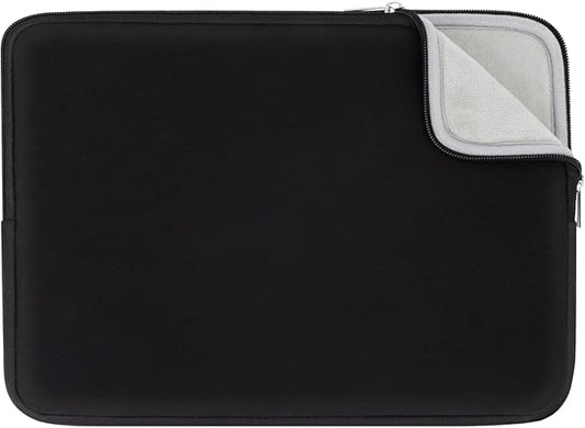 RAINYEAR 11-11.6 Inch Laptop Sleeve Protective Case Soft Lining Carrying Bag Padded Zipper Cover Compatible with 11.6" MacBook Air for 11" Notebook Computer Tablet Chromebook (Black, Upgraded Version)