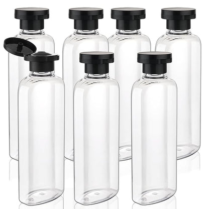 Travel Shampoo and Conditioner Bottles 7.7oz 7 Pack Leak Proof Squeeze Bottles with Flip Cap Refillable Containers Plastic Travel Bottle for Toiletries for Lotion Shampoo Conditioner