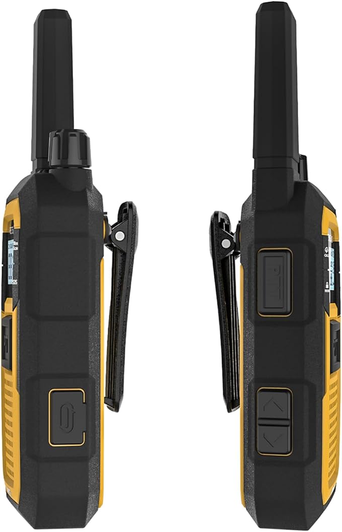 Retevis RB48 Heavy Duty Waterproof Walkie Talkies, Long Range Rechargeable Two Way Radios, Advanced Triple Proof, Vibration Reminder, for Warehousing Construction Contractor(10 Pack)
