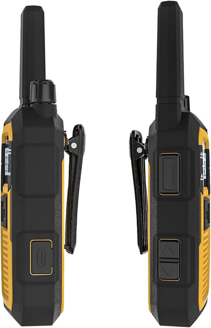 Retevis RB48 Heavy Duty Waterproof Walkie Talkies, Long Range Rechargeable Two Way Radios, Advanced Triple Proof, Vibration Reminder, for Warehousing Construction Contractor(10 Pack)
