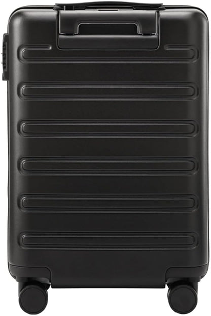 NINETYGO Medium Checked Luggage 24 Inch, Checking In Luggage with Smooth Spinner Wheels, Expandable, Hard Shell PC+ABS Suitcase, Lightweight Travel Luggage, TSA Approved (Black, Andes)