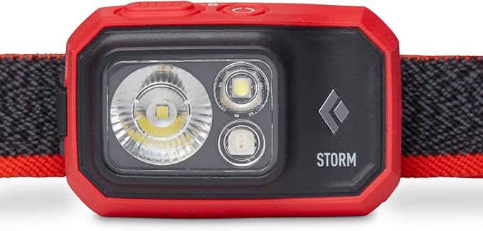 BLACK DIAMOND Storm 450 Headlamp | 450 Lumens Brightness | Waterproof & Dimmable | 3X AAA Battery Operated (Included | Camping, Hiking, Running | Octane