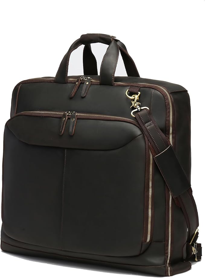Carry On Garment Bags Large Suit Travel Bag for Men Foldable 2 in 1 Hanging Suitcase Luggage Bags for Travel Business Trips
