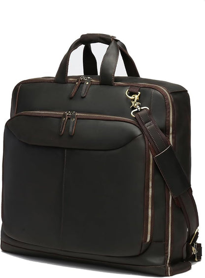 Carry On Garment Bags Large Suit Travel Bag for Men Foldable 2 in 1 Hanging Suitcase Luggage Bags for Travel Business Trips