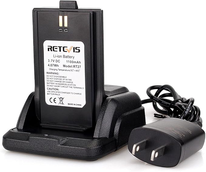 Retevis RT27 Walkie Talkies for Adults Long Range,2 Way Radio Rechargeable,VOX HandsFree,Heavy Duty,Portable FRS Two-way Radios for Commercial Retail Restaurant School(5 Pack)