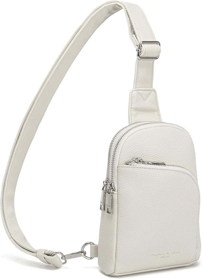 INICAT RFID Blocking Sling Bag,Anti Theft Crossbody Bags for Women,Travel Gifts Cross Body Purses Vegan Leather