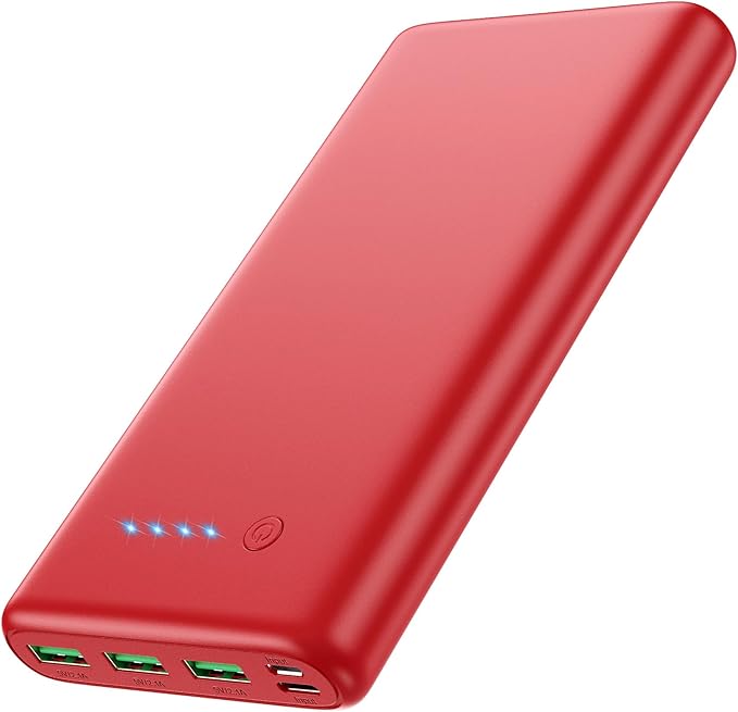 Portable Charger 36800mAh Power Bank,PD Fast Charging USB C External Battery Pack,4 Outputs 2 Inputs Travel Essentials Portable Phone Charger for iPhone 17/16/15/14/13/12,Galaxy S24 Android Phone etc