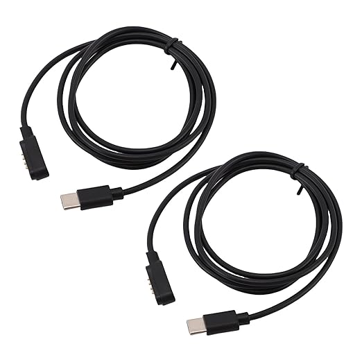 Zunate 2pcs USB C Charging Cable for Note AI Voice Recorder, Portable Magnetic Charging Replacement, 3.28ft Fast Charge Cable for Voice Recorder Charger