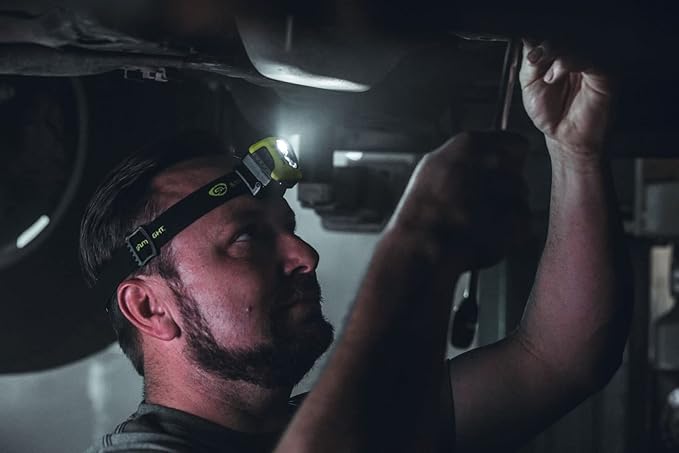 Streamlight 61435 Enduro Pro USB 200-Lumen 2080-Candela Ultra-Light LED Rechargeable Headlamp with Spot & Flood Beams, Elastic Head Strap, and USB Cable, Yellow