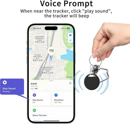Air Tracker Tags 4 Pack Smart Tag Bluetooth Trackers Work with Apple Find My (iOS Only), Lightweight Tag Prevent Loss of Luggage Wallets Keys Bags,Replaceable Battery,IP67 Waterproof