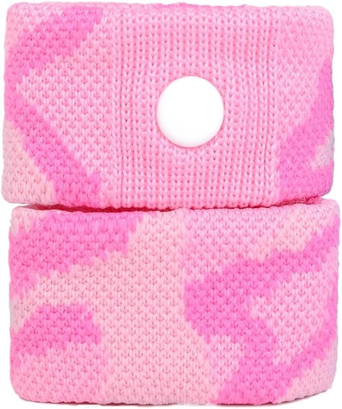 P6 Health Original Natural Anti-Nausea Relief Motion Car Sea Sickness Relief Wrist Bands for Adults (1 Pack, Pink)