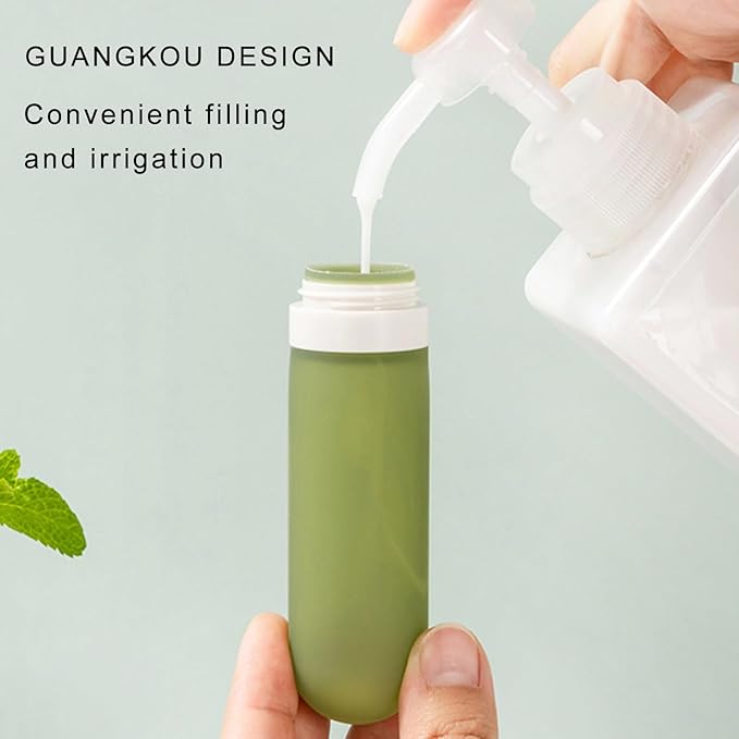 3 Pcs Silicone Travel Bottles Multifunctional Cosmetic Bottles Travel Container For Shampoo Lotion Conditioner Cream
