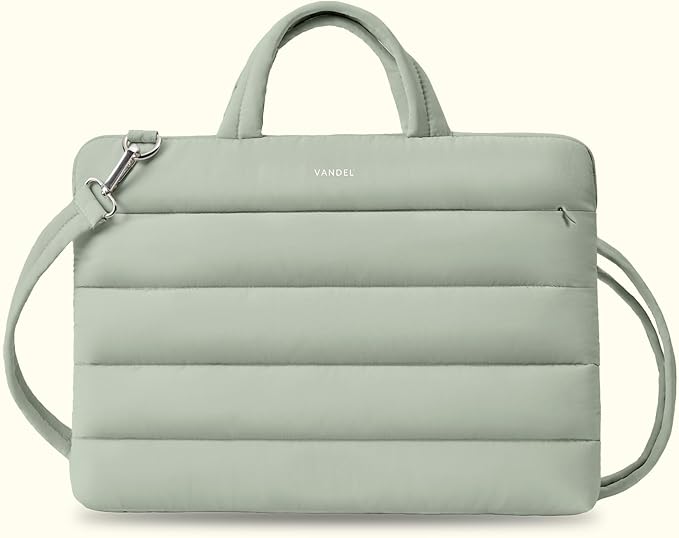 Vandel 15-16 inch Laptop Carrying Case Sleeve with Strap, Shoulder Bag with Handle, 16 in Laptop Computer Bag for Women, MacBook Air 15 Inch Carrying Case, MacBook Pro 16, 15.6 in HP, Dell Messenger