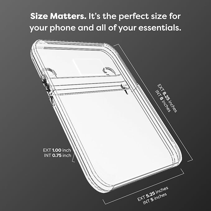 PHOOZY Orion Insulated Tech Bag For Travel - NASA Insulation Protects Your Phone, AirPods and Other Devices. Weatherproof X-Tech Shell with RFID Blocking Pocket for Complete Protection (SPACE WHITE)