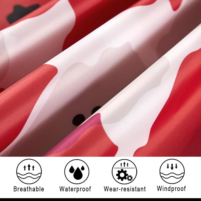Fashion Hooded Rain Poncho Waterproof Raincoat Jacket with pocket for Women/Men/Adult