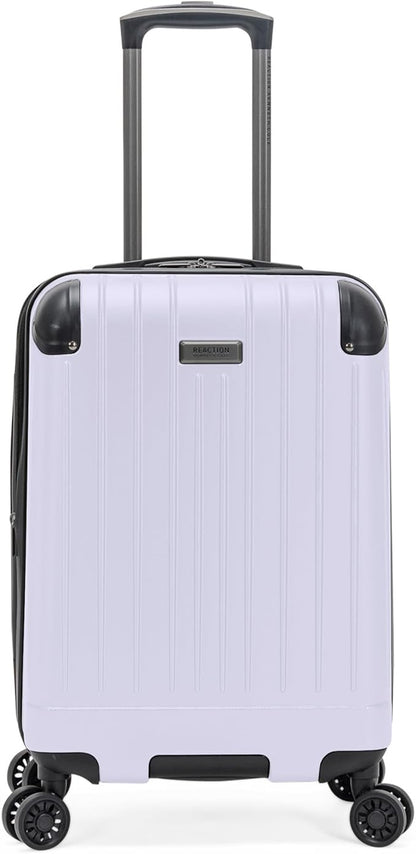 Flying Axis Collection Lightweight Hardside Expandable 8-Wheel Spinner Luggage, Lavender, 20-Inch Checked
