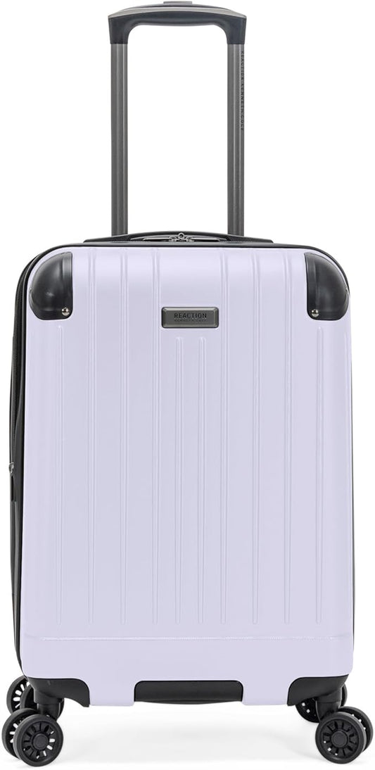 Flying Axis Collection Lightweight Hardside Expandable 8-Wheel Spinner Luggage, Lavender, 20-Inch Checked