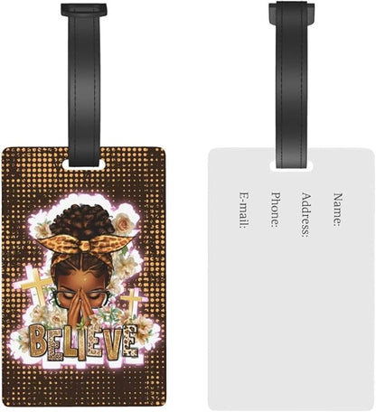 Travel Suitcase Protector African American Girl Elastic Protective Washable Luggage Cover With Concealed Zipper Suitable For 18-32 Inch(XL (for 29-32 inch luggage))