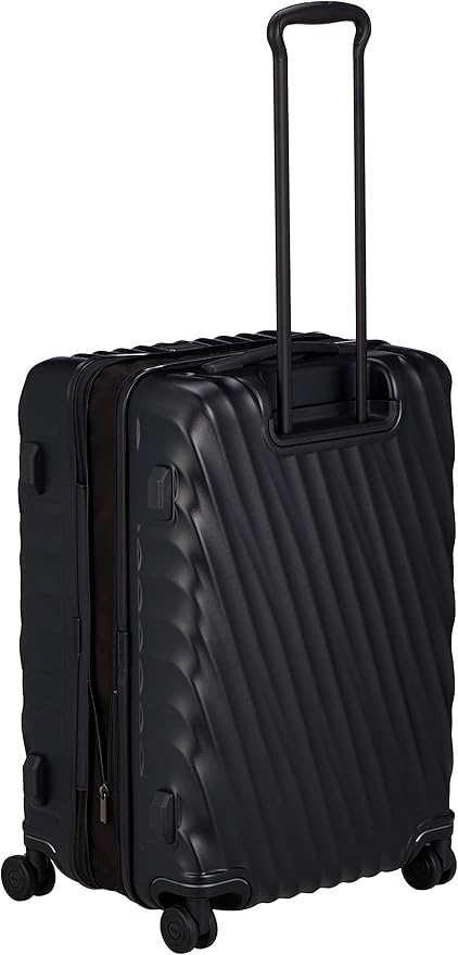 Tumi Suitcase Official Authentic 19 Degree Short Trip Expandable 4 Wheel Packing Case, Black, 26