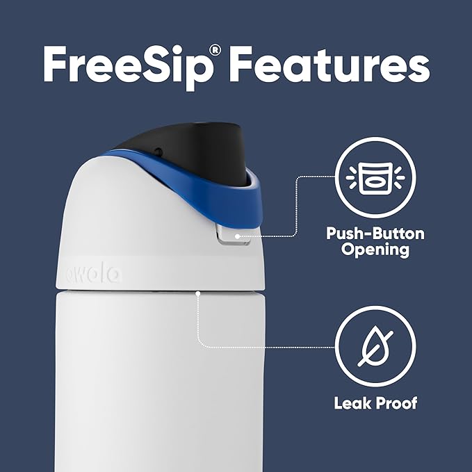 Owala Star Wars FreeSip Insulated Stainless Steel Water Bottle with Straw for Sports and Travel, BPA-Free, 24-Ounce, Stormtrooper