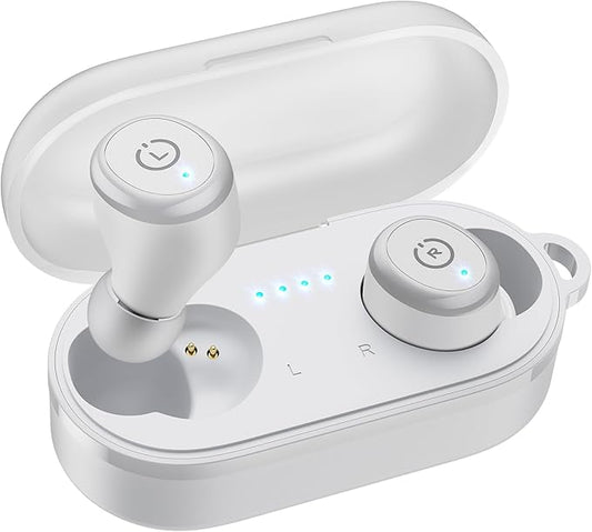 TOZO T10 Wireless Earbuds Bluetooth 5.3 Headphones, App Customize EQ, Ergonomic Design, 55H Playtime, Wireless Charging Case, IPX8 Waterproof Sound in-Ear Headset, New Version