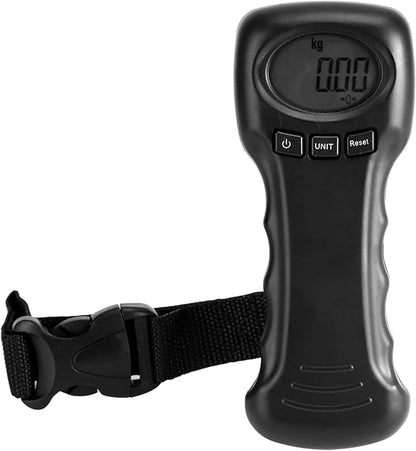 Luggage Scale, 50kg/110lb Portable Travel Hanging Luggage Scale, Auto Lock Reading After Weighing, Convenient to Read and Record The Data
