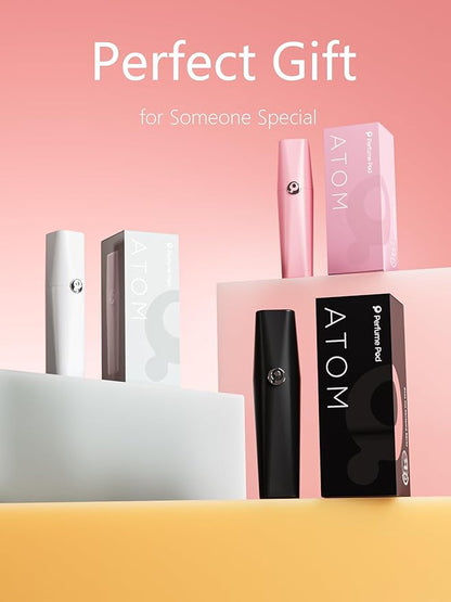 Perfume Pod ATOM Refillable Perfume Atomizer (ATOM01, BLACK)