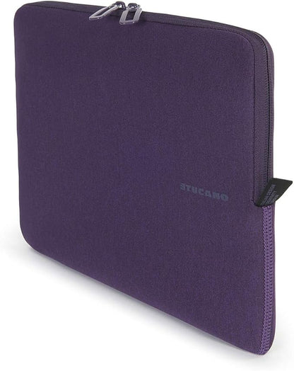 TUCANO Melange Neoprene Sleeve Compatible with MacBook Air/Pro 13" Laptop 12", 4mm Thick, Anti-Slip, Anti-Scratch - Purple