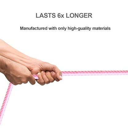 cugunu iPhone Charger, 5 Pack 3/3/6/6/10FT Apple MFi Certified USB Lightning Cable Nylon Braided Fast Charging Cord Compatible for iPhone 14/13/12/11/X/Max/8/7/6/5/SE/Plus/iPad - Pink