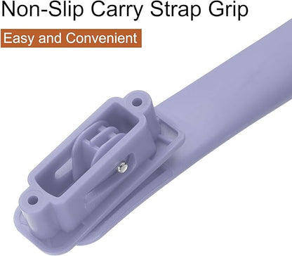 uxcell 2 Pcs Luggage Handle Replacement 8.5 Inch Suitcase Handle Carry Strap Plastic Pull Handle Grip Luggage Replacement Parts with Screws for Suitcase Box Luggage Case, Purple