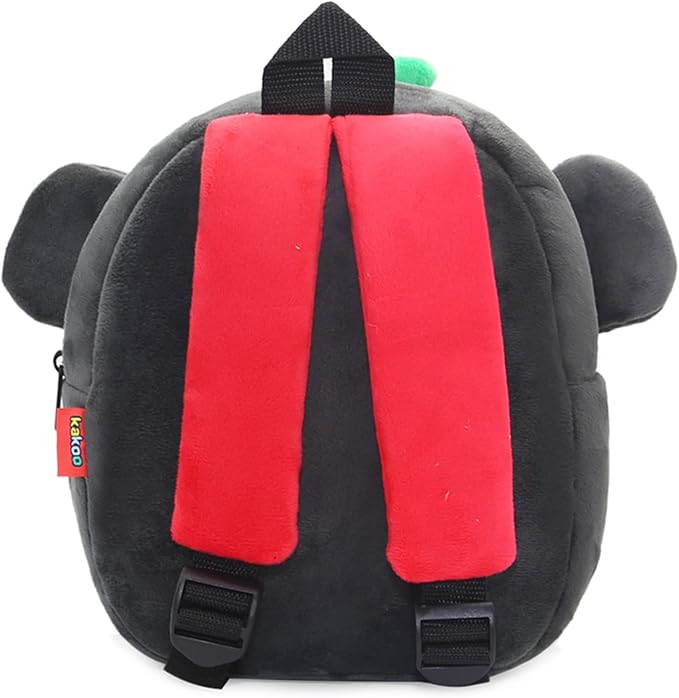 KISSOURBABY Zoo Toddler Kids Backpacks Cute Plush Little Girls Boys,Monkey