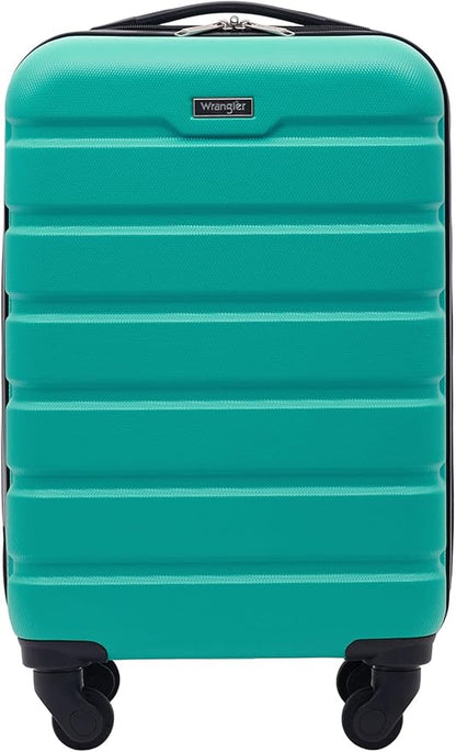 Wrangler 20" Spinner Carry-On Luggage, Teal
