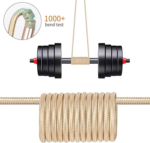 USB to USB C Cable (3Pack 6ft) USB A to Type C Cable Fast Charging Nylon Braided Data Sync Transfer Cord USB C Charger for iPhone 17 Pro Max/17 Air/16e/16 15 Pro/15 Plus/Galaxy S20 S10 Note 20（Golden）