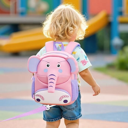 Padgene Toddler Harness Backpacks Safety Leash Kids Anti Lost Kindergarten Preschool Backpack Neoprene Lightweight Animal Schoolbag 3D Cartoon Dinasour Mini Travel Bag for Boys Girls Ages 3-5