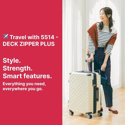 LEGEND WALKER DECK Hardside Expandable Luggage, 23 inch, Black, 5514-59-BK