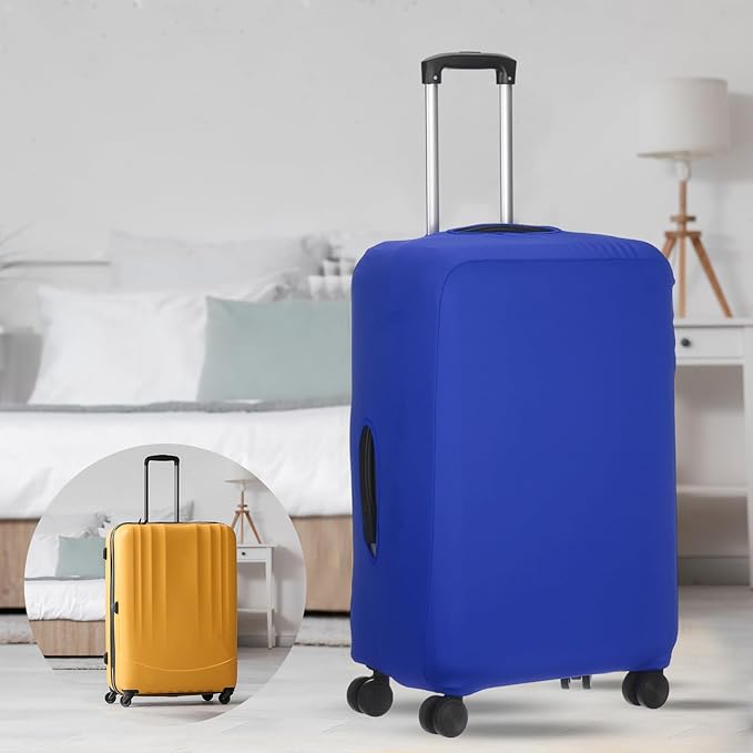 uxcell Travel Luggage Cover, Washable Suitcase Covers for Luggage Anti-scratch Suitcase Protector Elastic Baggage Protective, Fits 29-32 Inch Suit Case, Blue