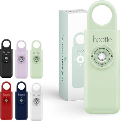Hootie Personal Safety Alarm for Women, Men, & Kids - Keychain Alarm, Self Defense Strobe & Siren, Security Siren Keychain with 130dB Self Defense Siren & Strobe Light - Mint