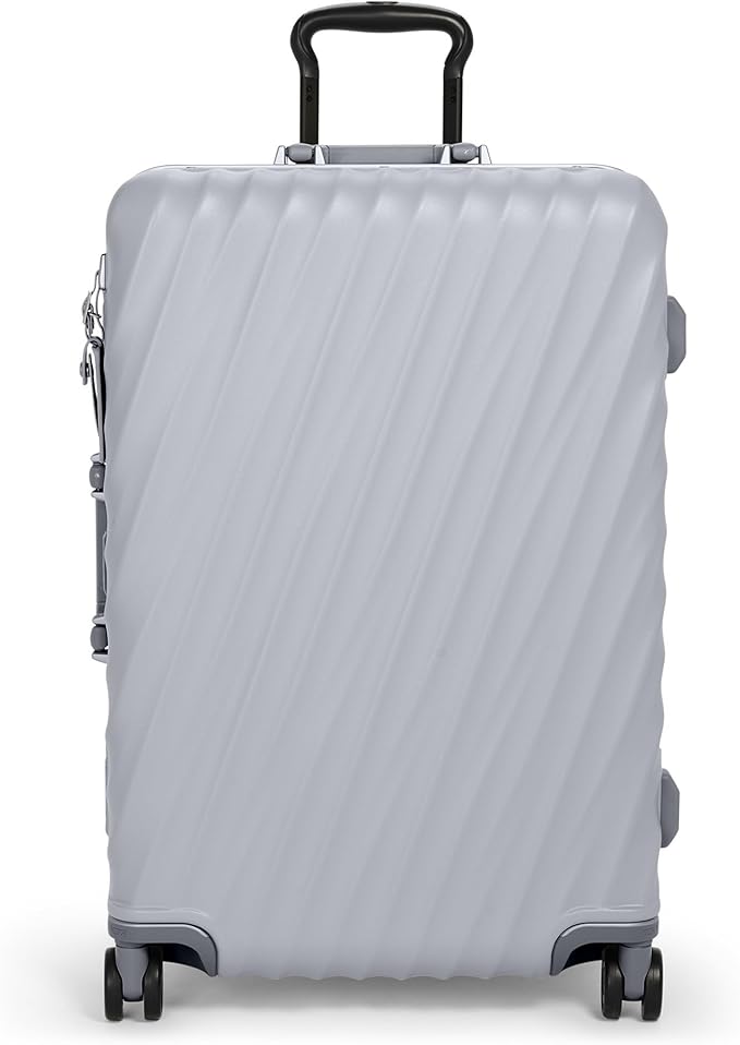 TUMI - 19 Degree Frame 4 Wheel Luggage - Lightweight and Highly Durable, Modern Design, Double-Lock Closure Hard Shell Men's and Women's Suitcase - 26" Short Trip Packing Case, Pearl Grey Texture