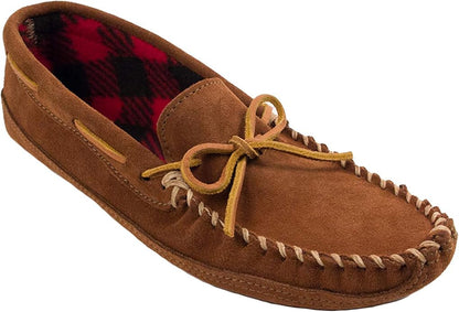 Minnetonka Men's Double Bottom Fleece Slipper
