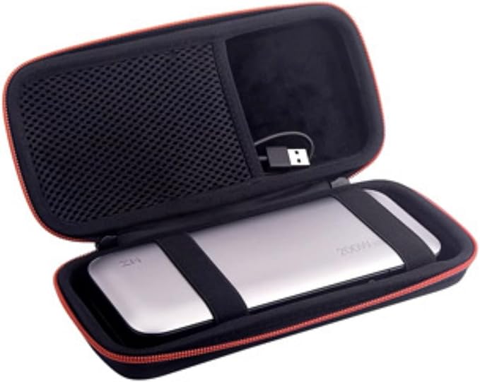 Shock Proof Carrying Case Hard Protective Power Bank Pouch Small Electronics Hostess Cable Accessories Multimeter Storage Case
