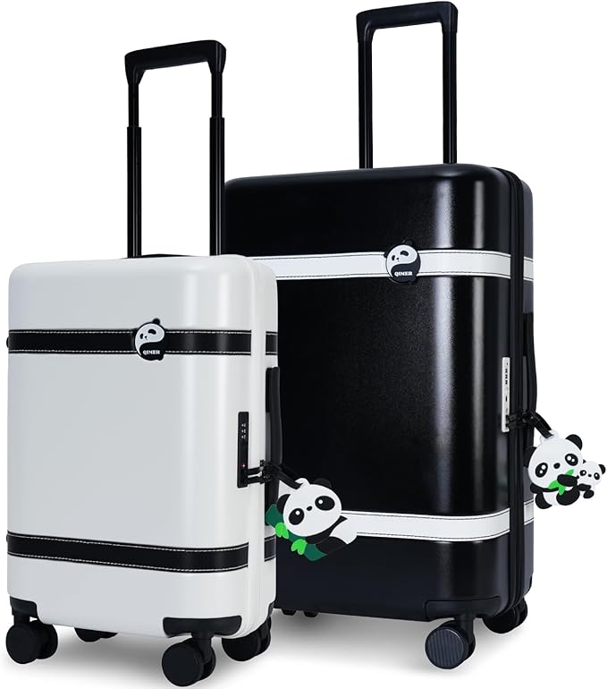 Luggage Sets 2 Piece(20",24"), Carry on and Check, Polycarbonate Hard Sided Luggage with Spinner Wheels,TSA Lock, Lightweight Durable Travel Suitcase for Men Women