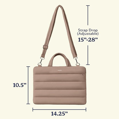 Vandel 13-14 inch Laptop Carrying Case Sleeve with Strap, Shoulder Bag with Handle, 14 in Laptop Computer Bag for Women, MacBook Air 13 Inch Carrying Case, MacBook Pro 14 in HP Messenger Carrier