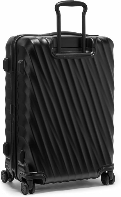 Tumi Suitcase Official Authentic 19 Degree Short Trip Expandable 4 Wheel Packing Case, Black, 26